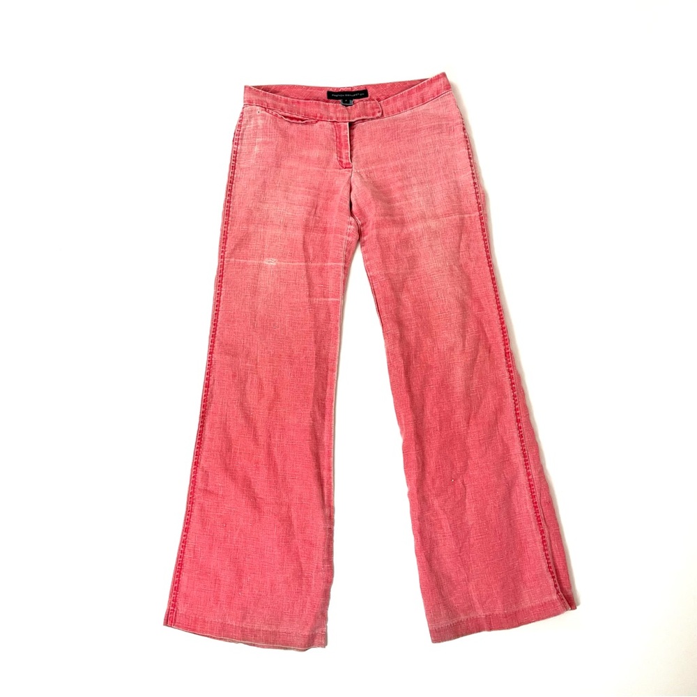 Light Red Linen Pants